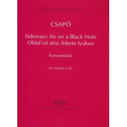 Sideways Air on a Black Hole for Clarinet in Sib : Konzertst&uuml;ck. Solo