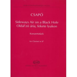 Sideways Air on a Black Hole for Clarinet in Sib : Konzertstück. Solo