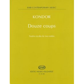 Douze coups Twelve etudes for two violins