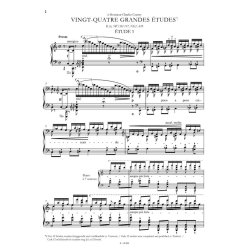 Vingt-quatre grande &eacute;tudes paperback : and other works