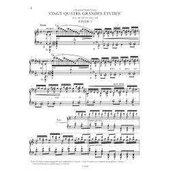 Vingt-quatre grande &eacute;tudes hardcover : and other works