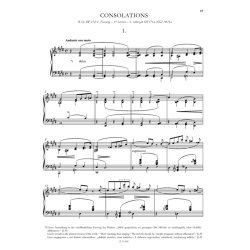 Consolations : Grand solo de concert (earl. vers.) and Other Works (Suppl. B 10)