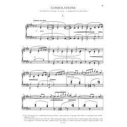 Consolations : Grand solo de concert (earl. vers.) and Other Works (Suppl. B 10)