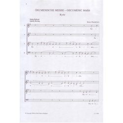 &Ouml;kumenische Messe f&uuml;r gemischten Chor