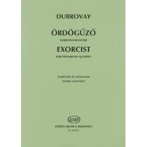 Exorcist for Trombone Quartet : Partitur und Stimmen
