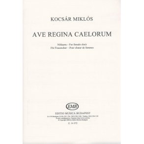 Ave Regina caelorum for female choir