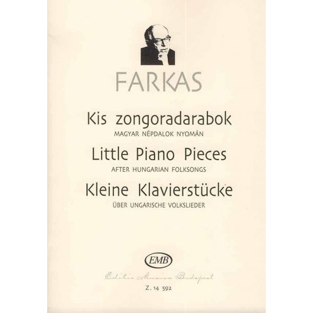 Kleine Klavierst&uuml;cke nach ungarischen Volkslieder