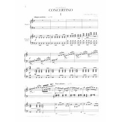 Concertino f&uuml;r Klavier und Streichorchester : Eine Serie f&uuml;r Jugendorchester