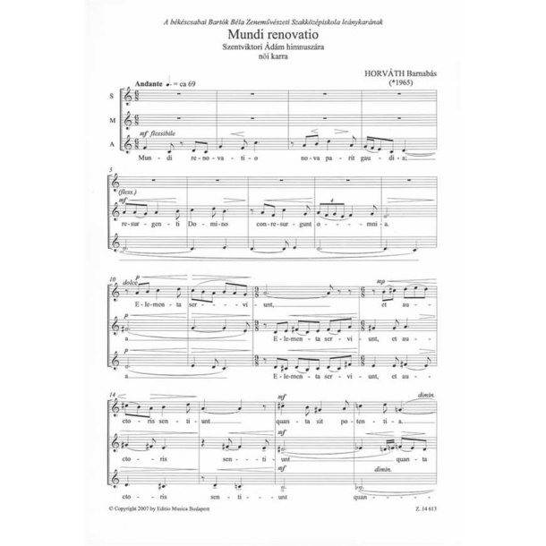 Mundi renovatio Szentviktori adam himnuszara n&ouml;i