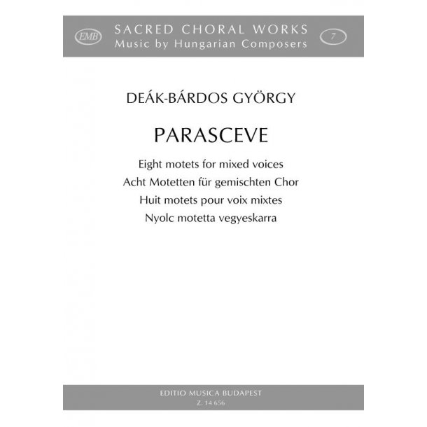Parasceve - 8 Motetten f&uuml;r gem. Chor