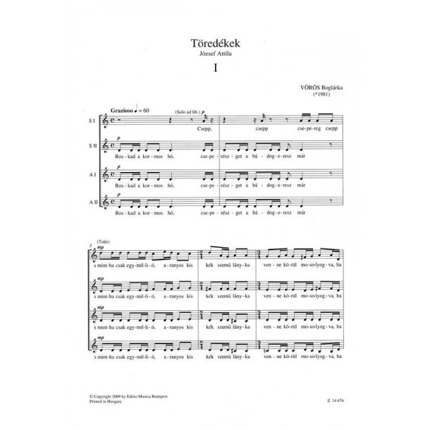 Fragments for Female Choir