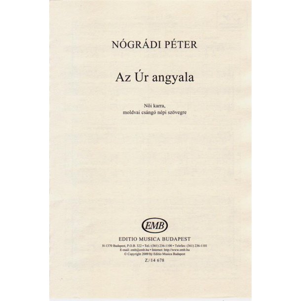 Az &Uacute;r angyala