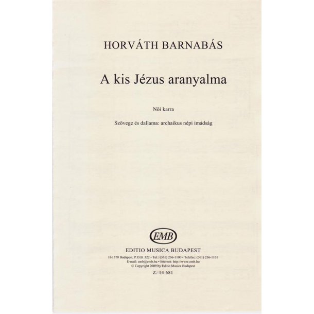 A kis Jezus aranyalma