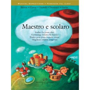 Maestro e scolaro - vierhändige Etüden für Klavier