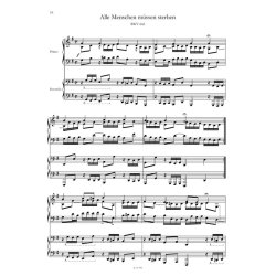 Sieben Bach-Chor&auml;le - Seven Bach Chorales : &Uuml;bertragungen f&uuml;r Klavier zu vier H&auml;nden - Transcriptions for piano four hands