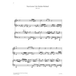 Sieben Bach-Chor&auml;le - Seven Bach Chorales : &Uuml;bertragungen f&uuml;r Klavier zu vier H&auml;nden - Transcriptions for piano four hands