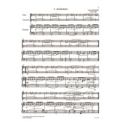 Trios f&uuml;r Fl&ouml;te, Cello und Klavier