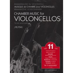 Chamber Music for/ Kammermusik f&uuml;r Violoncelli 11 : for 3 violoncellos