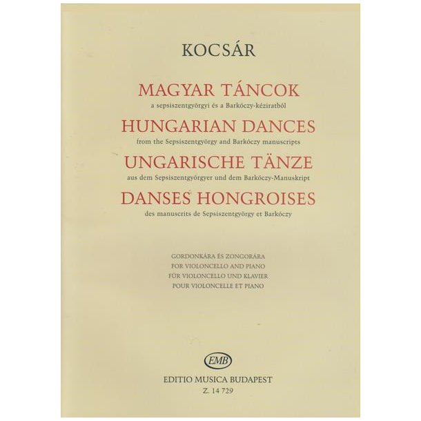 Ungarische T&auml;nze aus dem Sepsiszentgy&ouml;rgyer und de