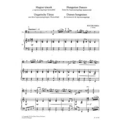 Ungarische T&auml;nze aus dem Sepsiszentgy&ouml;rgyer und de