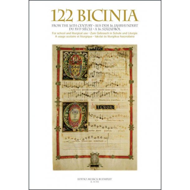 122 Bicinia from the 16th century : Compiled and edited by So&oacute;s Andr&aacute;s
