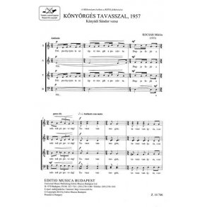 Könyörgés tavasszal, 1957