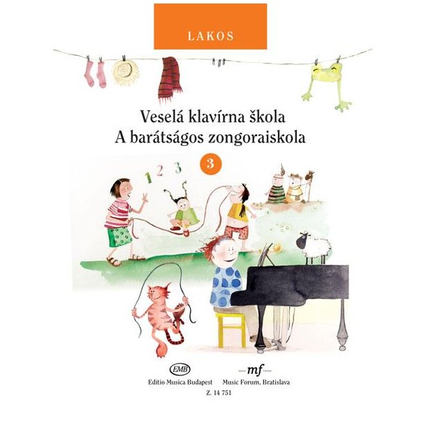 Vesel&aacute; Klav&iacute;rna Skola Vol 3 : (Slovak-Hungarian edition)