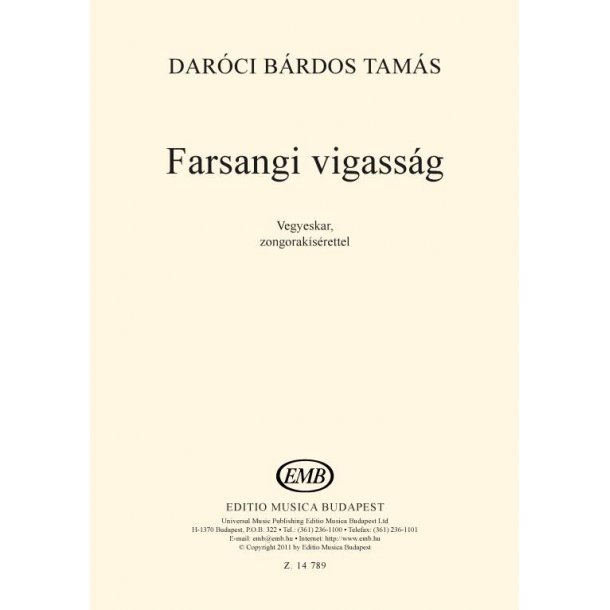 Farsangi Vigass&aacute;g