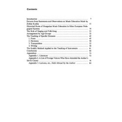 Kod&aacute;ly's Principles in Practice