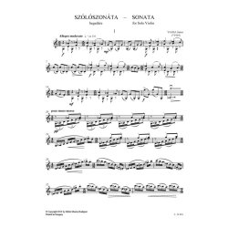 Sonata for Solo Violin (2010)