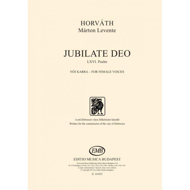 Jubilate Deo - LXVI Psalm