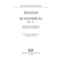 Rundherum Op. 57 : for piano, string quartet and add. instruments