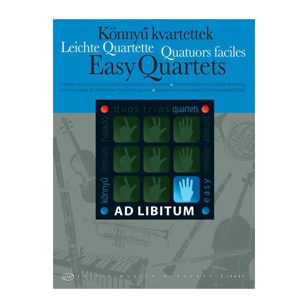 Easy Quartets / Leichte Quartette : Kammermusikserie mit variabler Besetzung