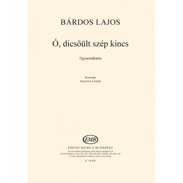 &Oacute;, Dics'&uuml;lt Sz&eacute;p Kincs