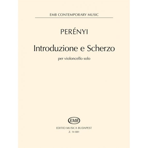 Introduzione e Scherzo : for Violoncello solo
