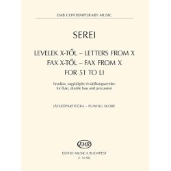 Letters from X, Fax from X, For 51 to LI