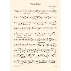 Echoes No. 1 : for solo horn (Revised edition)