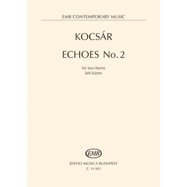 Echoes No. 2 : for two horns
