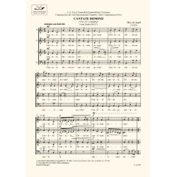 Cantate Domino : from Psalm 98 (97) for mixed choir