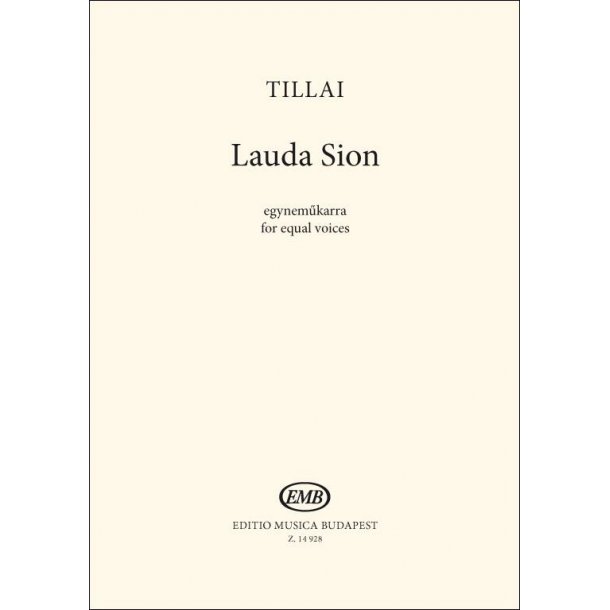 Lauda Sion : for equal voices