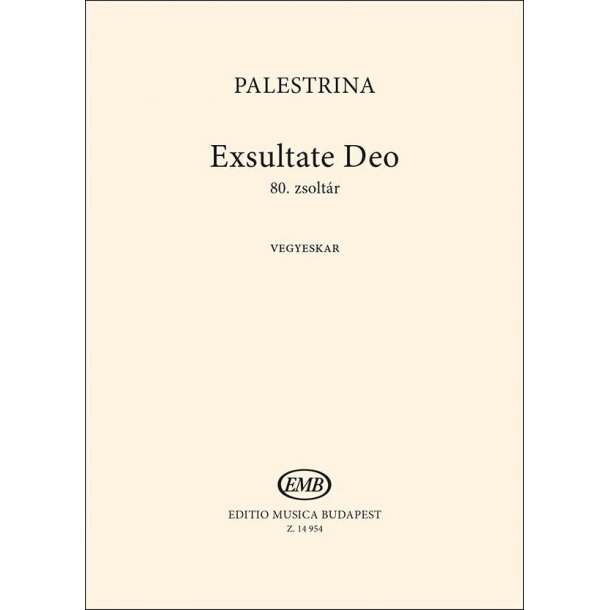 Exsultate Deo (80. Psalm)