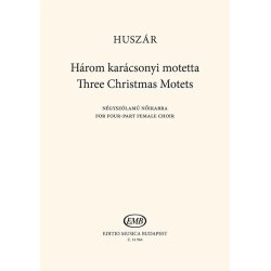 Three Christmas Motets : for four-part female choir