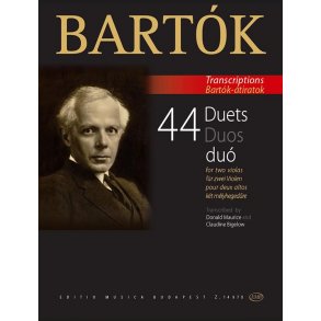 44 Duets for two violas : from the 44 Violin Duets, transcribed and fingering added by Donald Maurice and Claudine Bigelow