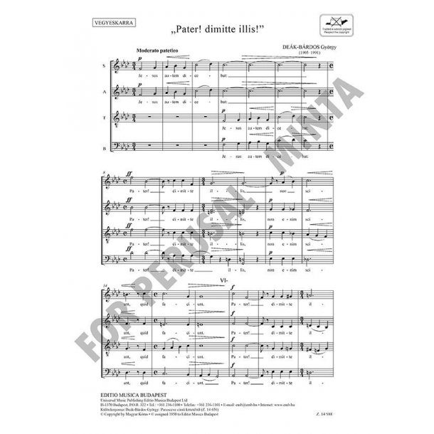 'Pater! dimitte illis!'