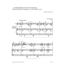 ...Couple &eacute;gyptienne en route vers l'inconnu... : for upright piano (con supersordino) or pianoforte