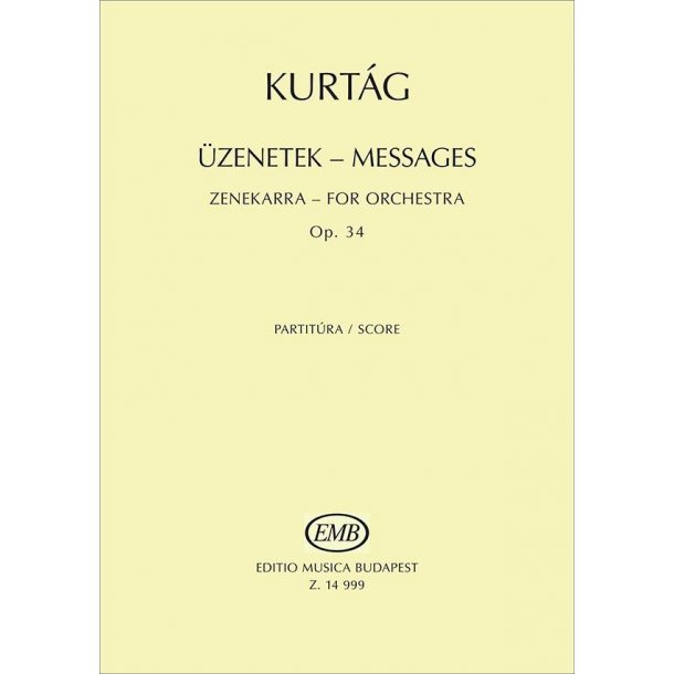 Messages (1991-1996) Op. 34 : for orchestra and mixed choir