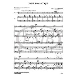 Valse romantique : Clarinette et piano
