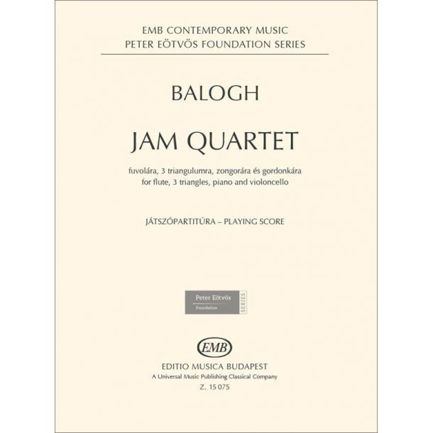 Jam Quartet : for Flute, 3 Triangles, piano and Cello