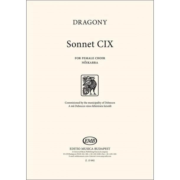 Sonnet CIX : for female choir