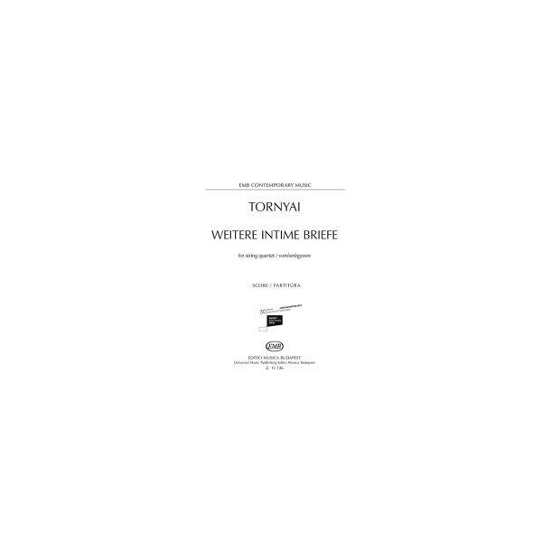 Weitere intime Briefe : for string quartet